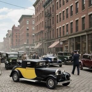 Vintage Matchbox Models Of YesterYear 1927 Bugatti T44 #Y-24 Black Yellow New